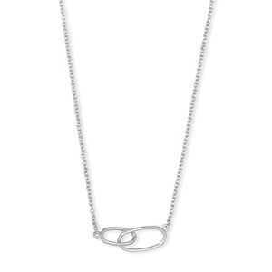 Kendra Scott Sawyer Rhodium Necklace